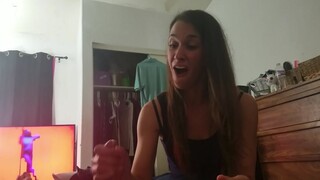 Curious Cutie Asks Her Friend to Show Her How He Cums