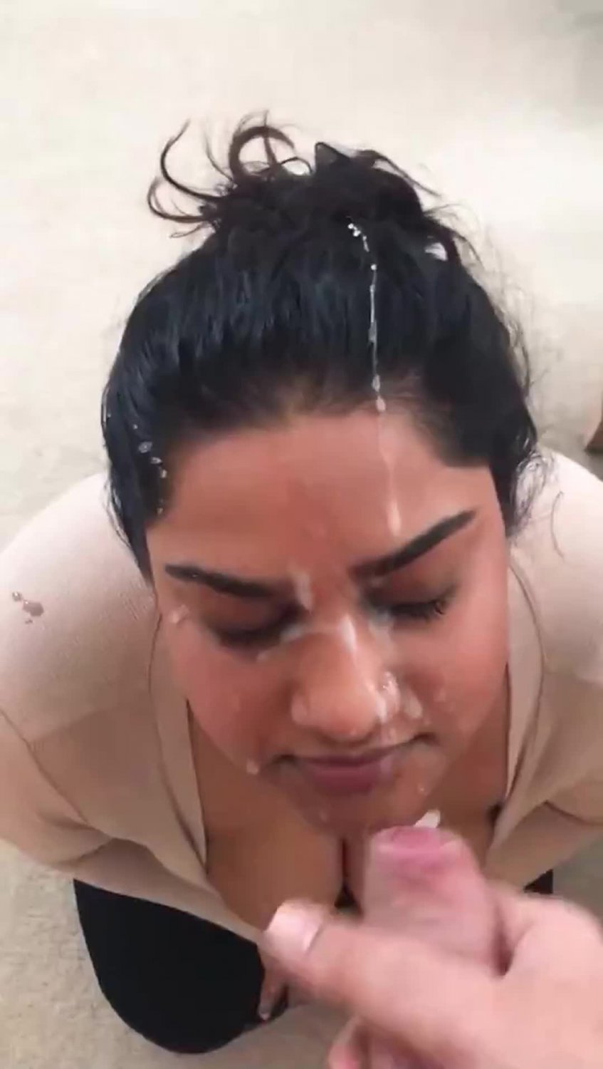 Curvy Indian Babe Takes a Hot Facial All Over Her Face