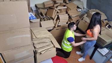 Office Quickie: Employee Fucks His Girlfriend at Work