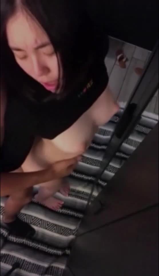 Quick Hard Fuck with a Busty Asian Babe
