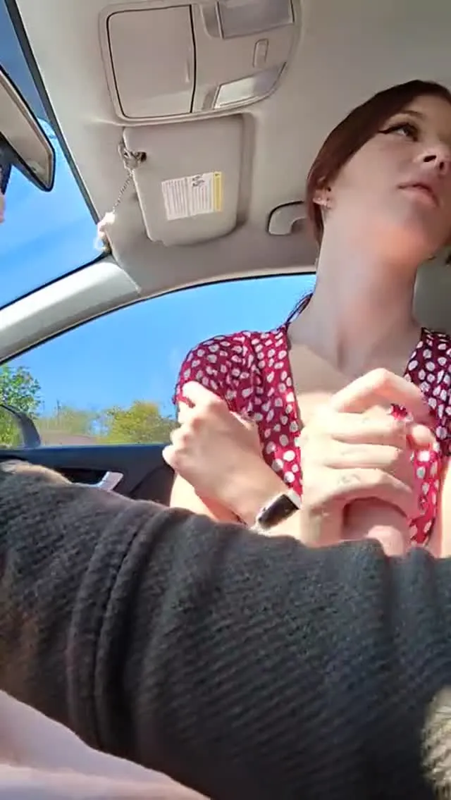She Slurps His Load While He’s Still Shifting Gears