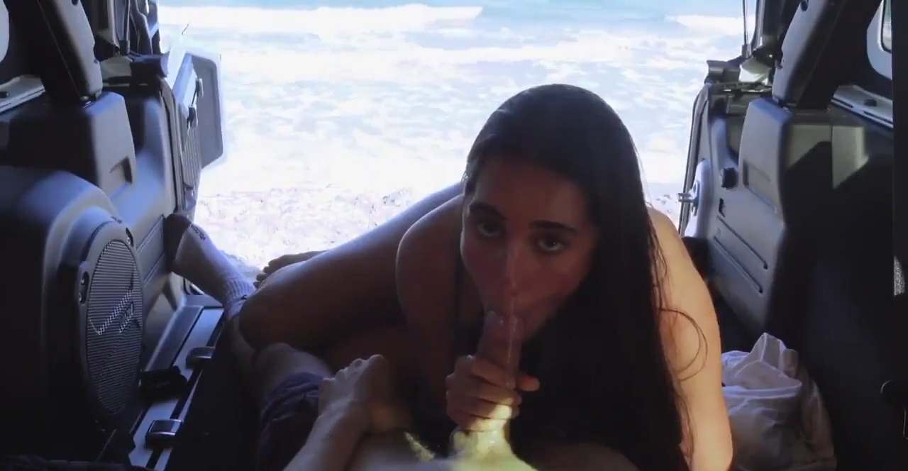beach bj gone sideways inside a jeep