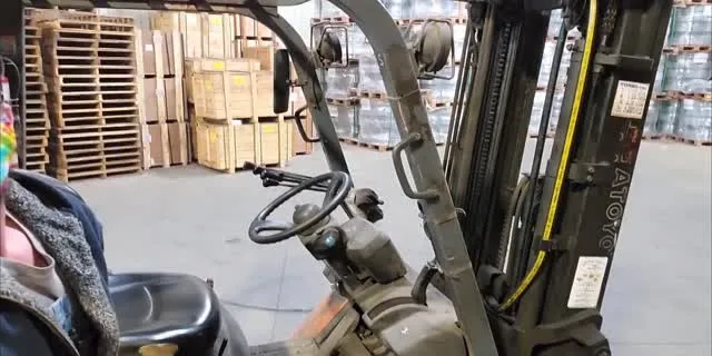 forklift bj turns into risky ride in the warehouse